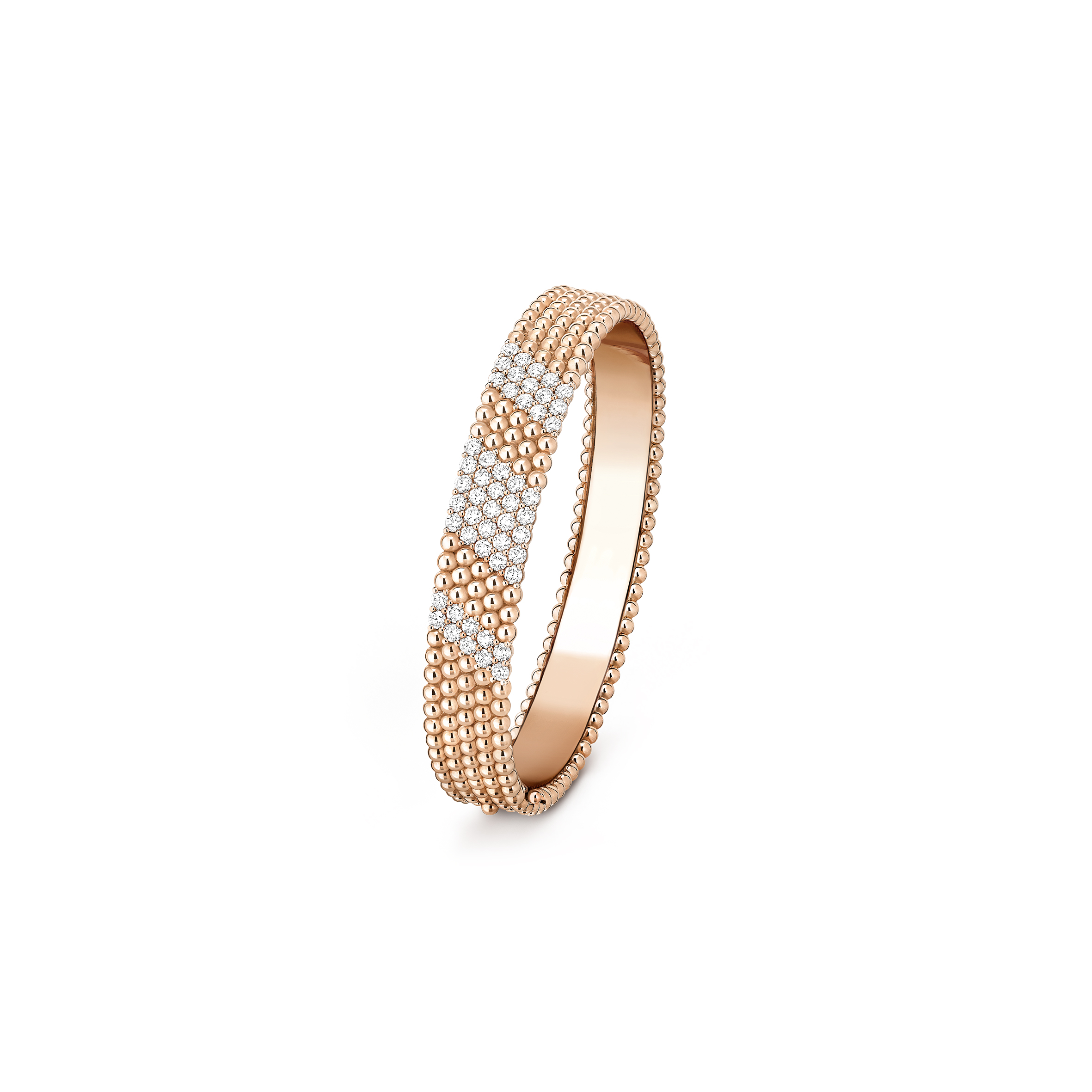 v*n cl*f arpels perlÉe Di*m*nd bracelet, 5 rows of Di*m*nds, large model vcarrpgz700